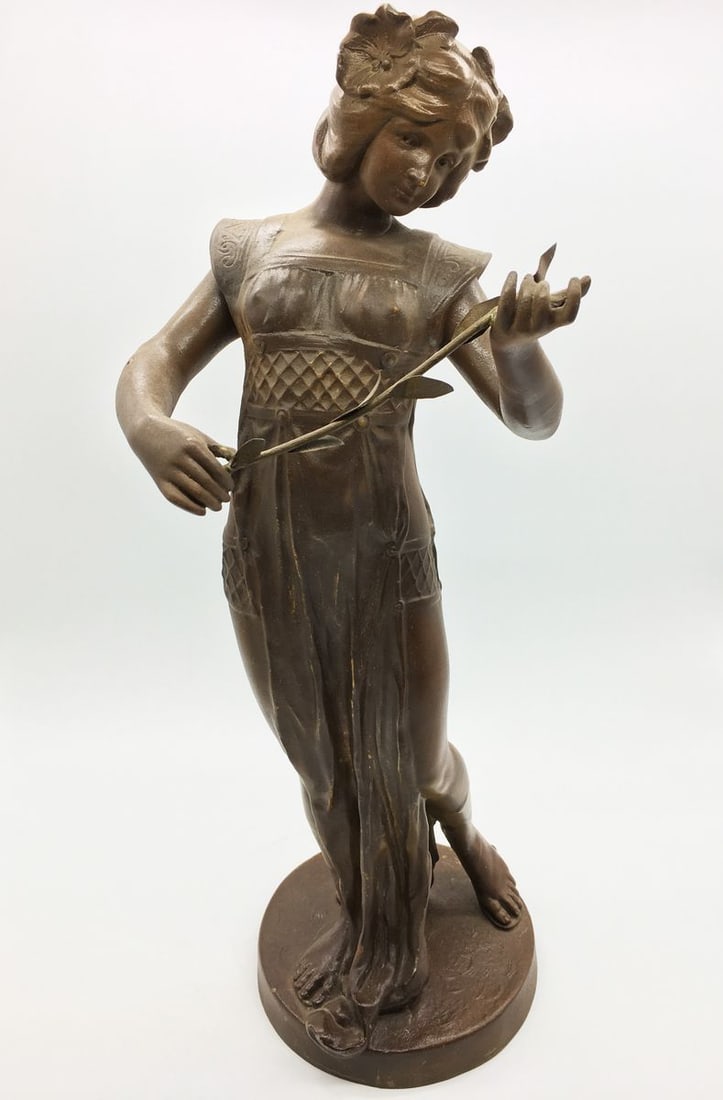 Statue of young beautiful woman - 9