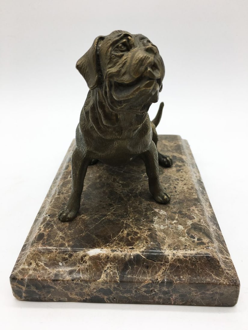 Bronze dog figurine - 2