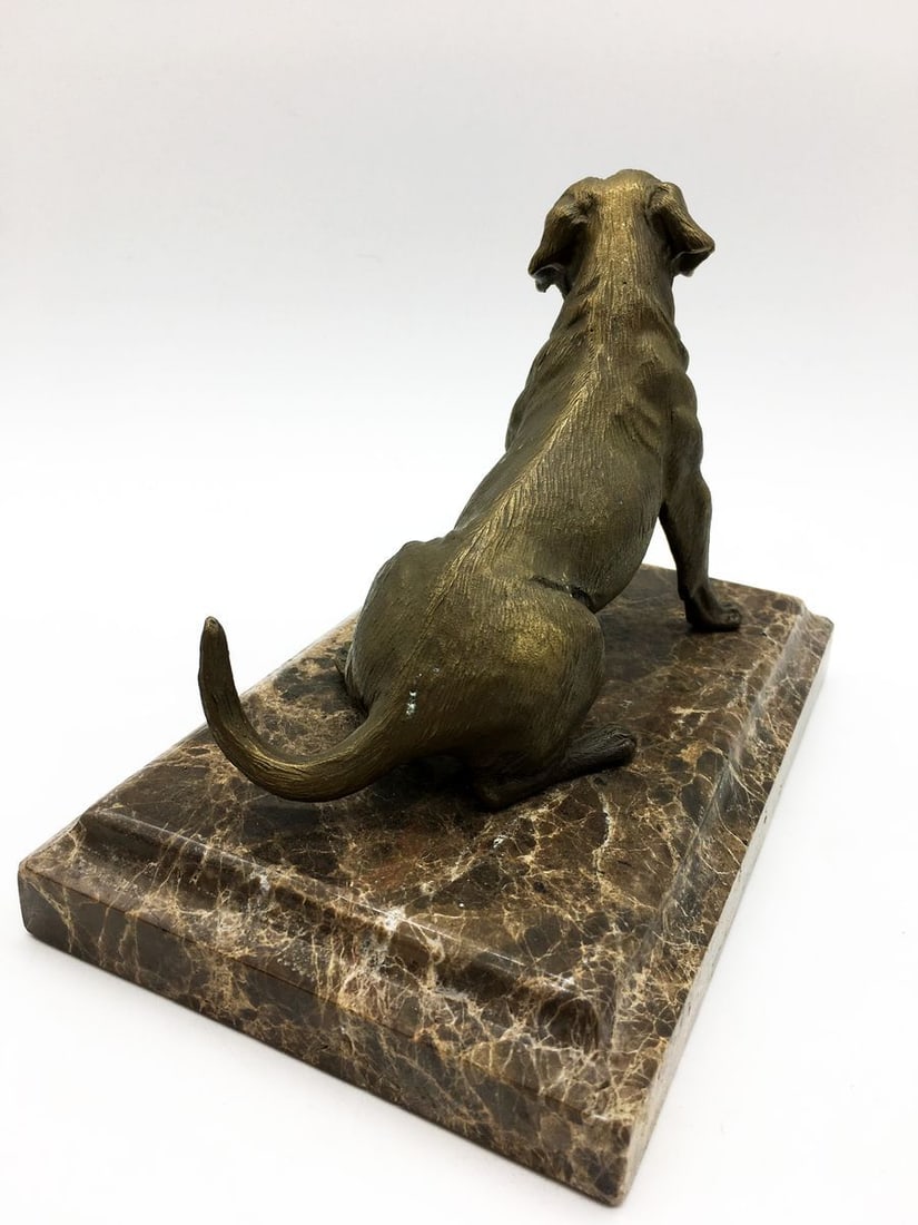 Bronze dog figurine - 4