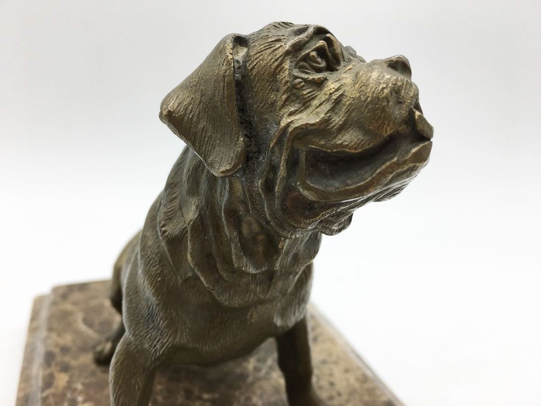 Bronze dog figurine - 5
