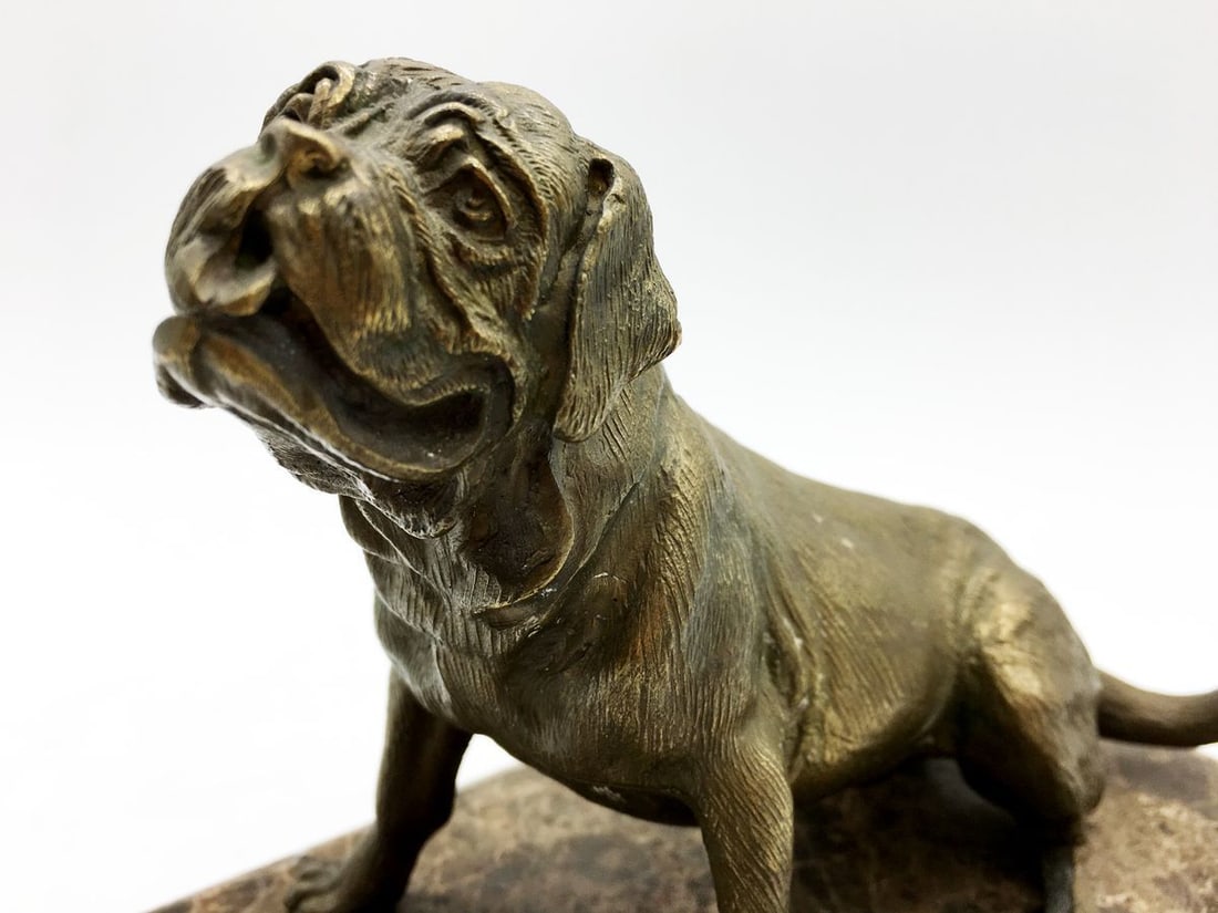 Bronze dog figurine - 6