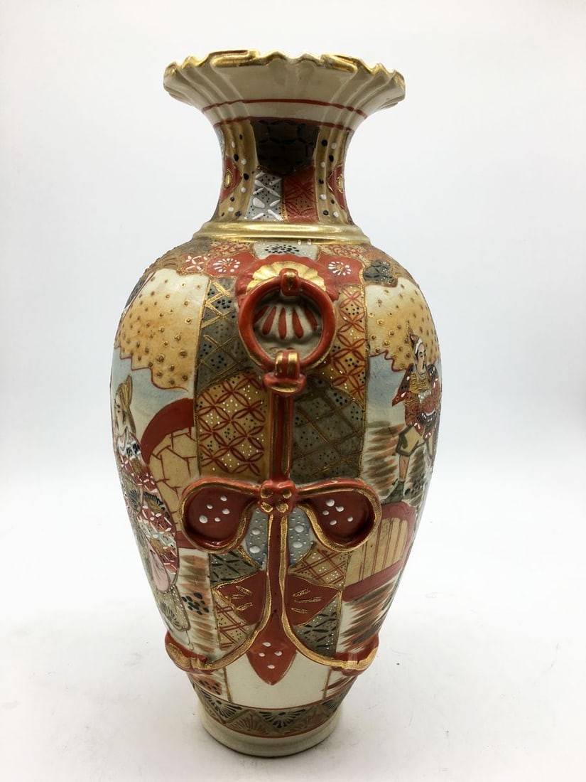 Satsuma Porcelain Vase - 4