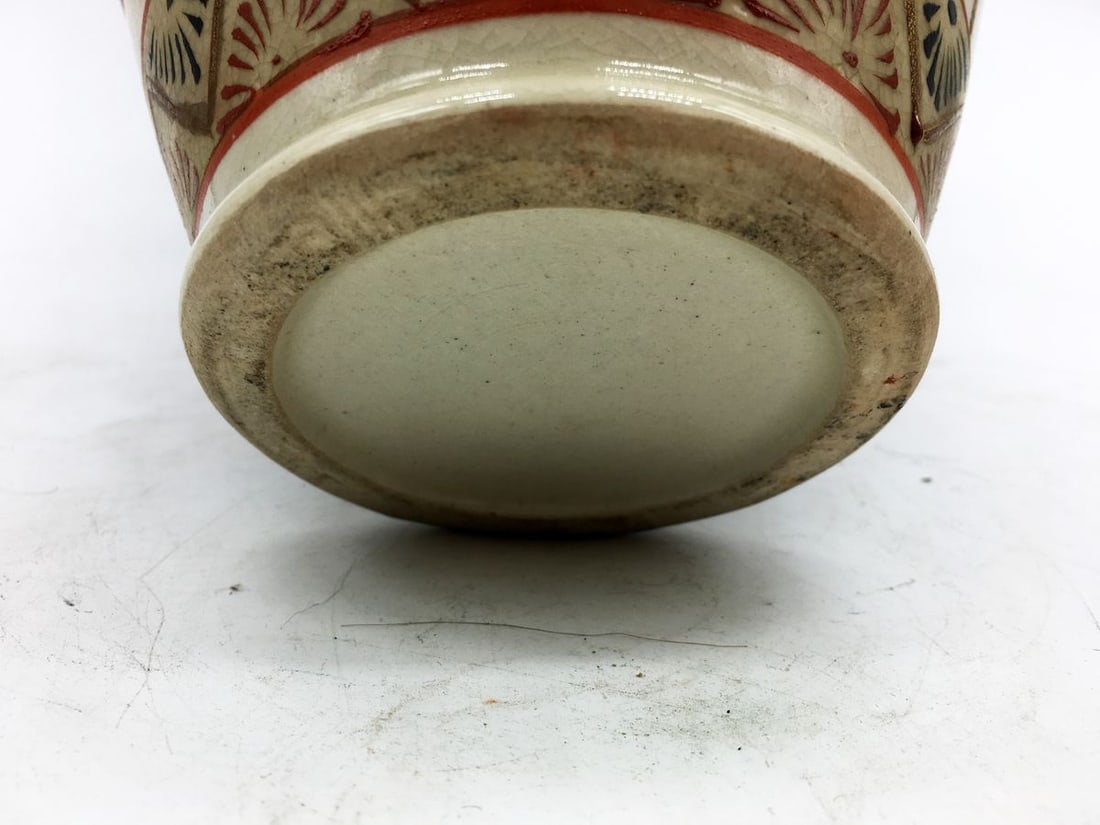 Satsuma Porcelain Vase - 8
