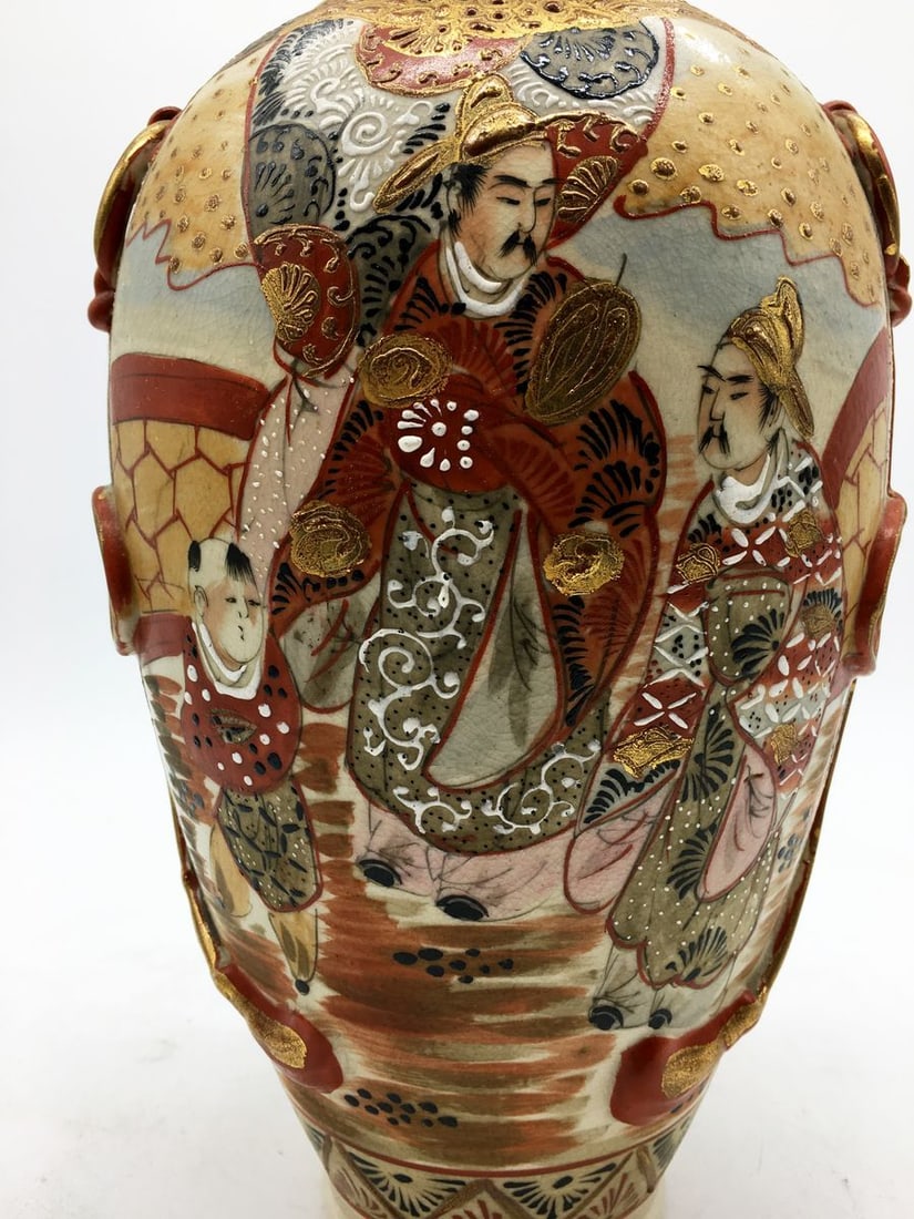 Satsuma Porcelain Vase - 9