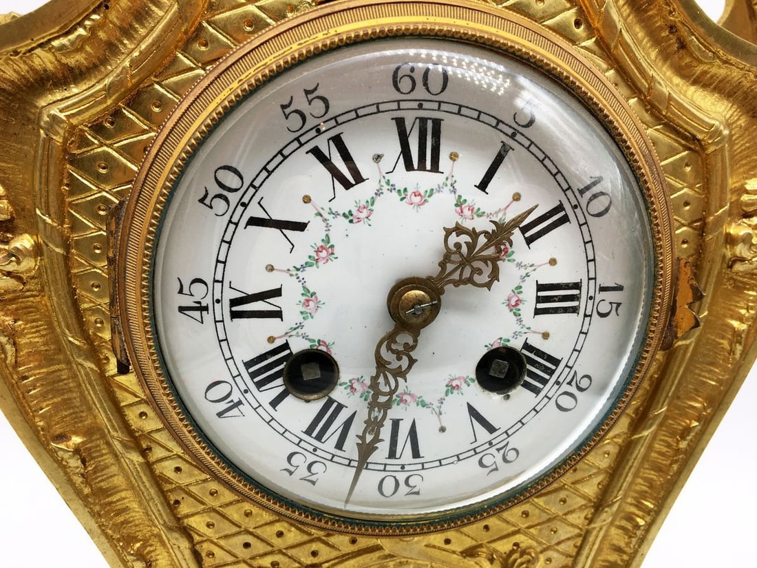 Bronze antique clock - 2