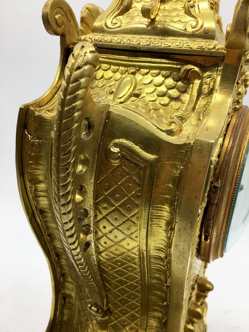 Bronze antique clock - 5