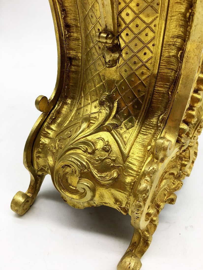 Bronze antique clock - 6