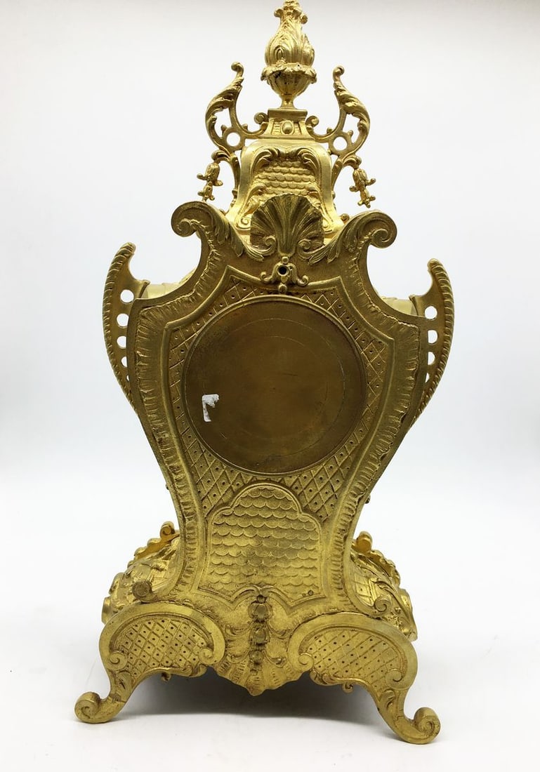 Bronze antique clock - 7