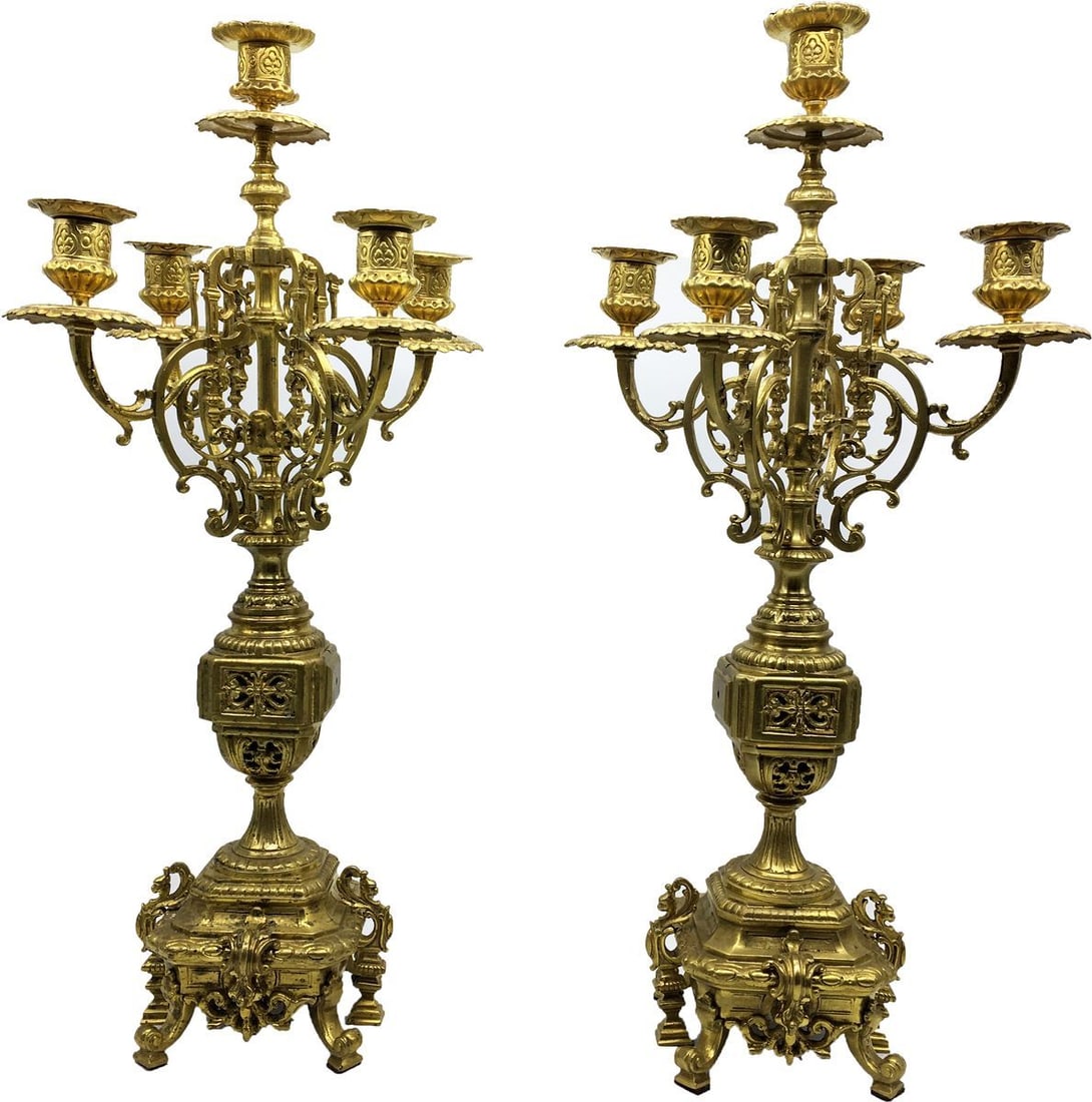 Bronze candle holders (1 of 12)