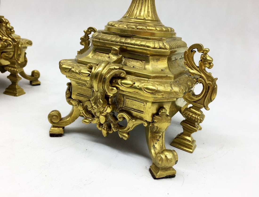 Bronze candle holders - 5