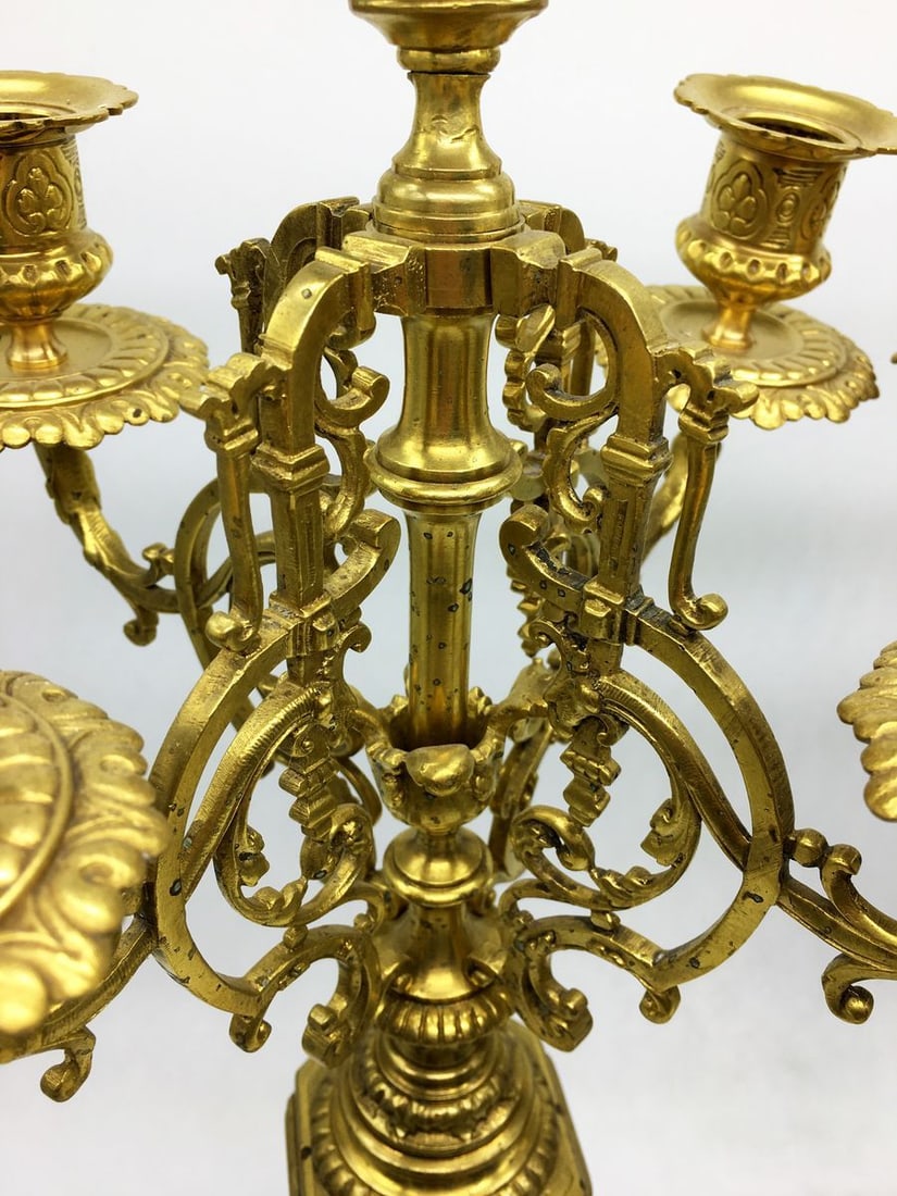 Bronze candle holders - 8