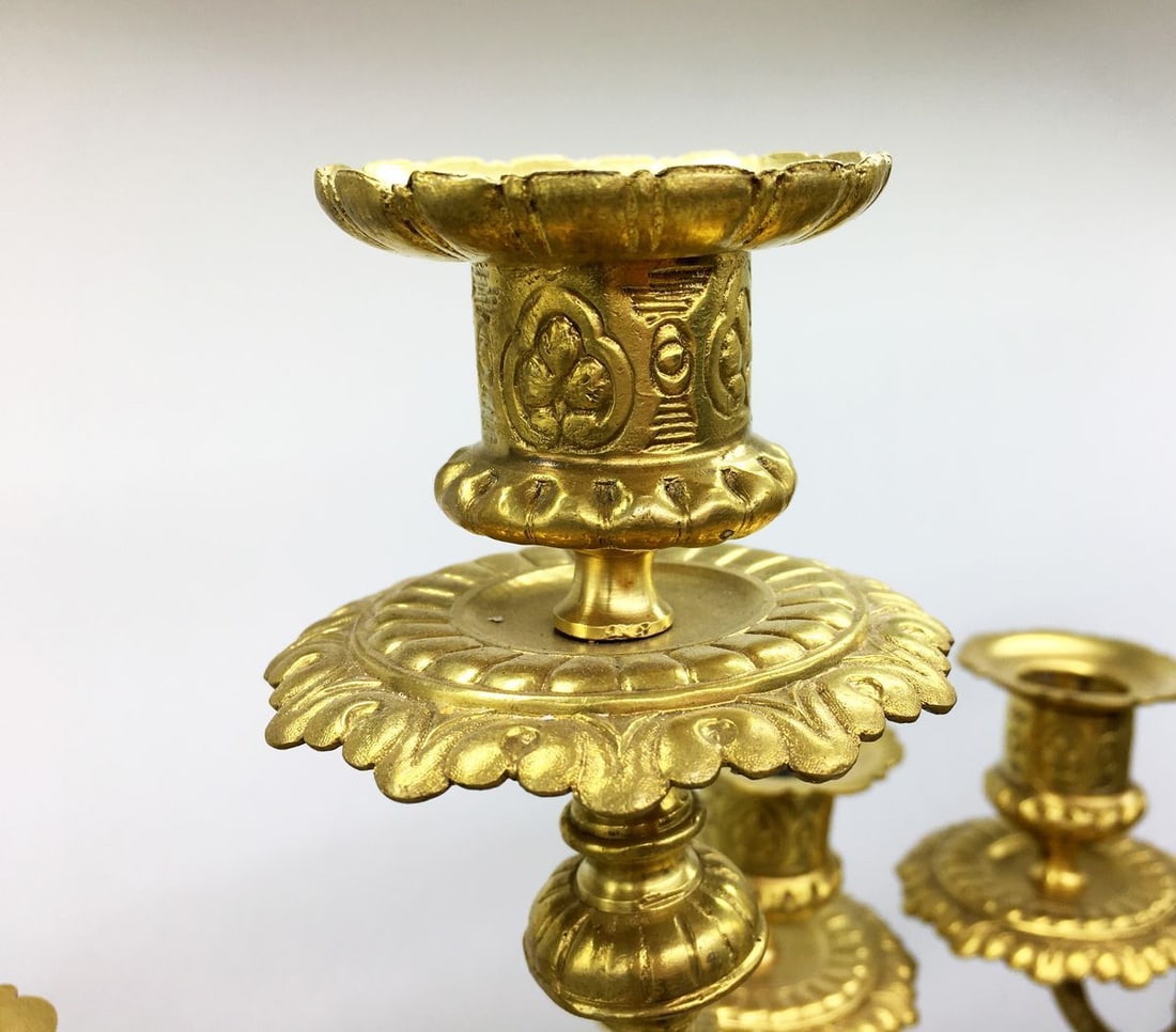 Bronze candle holders - 9