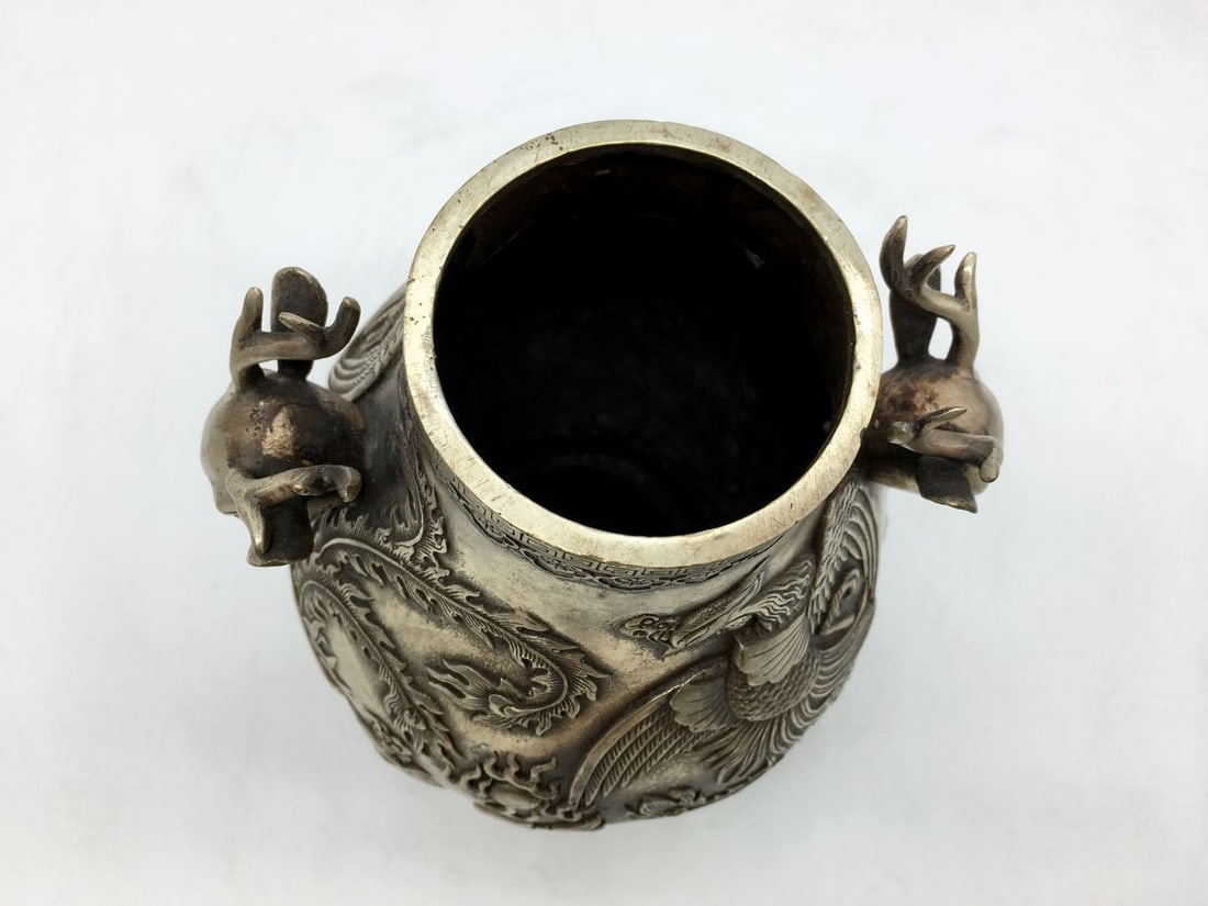 Silver antique vase - 13