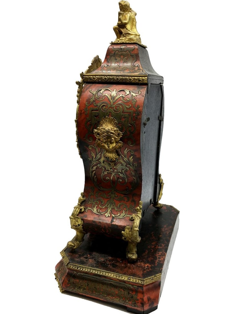 Bronze watch with a figure - 14