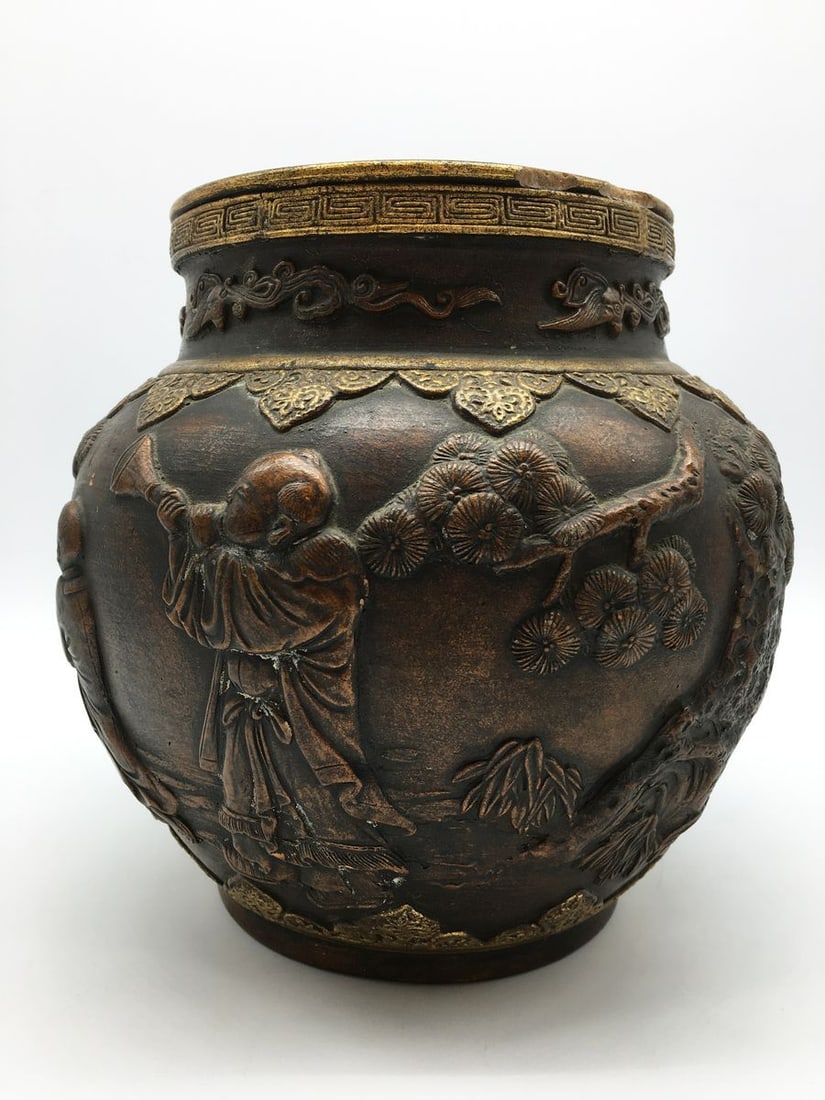 Bronze Vase Terracotta - 4