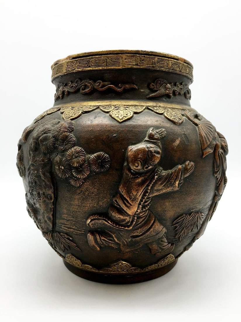 Bronze Vase Terracotta - 5