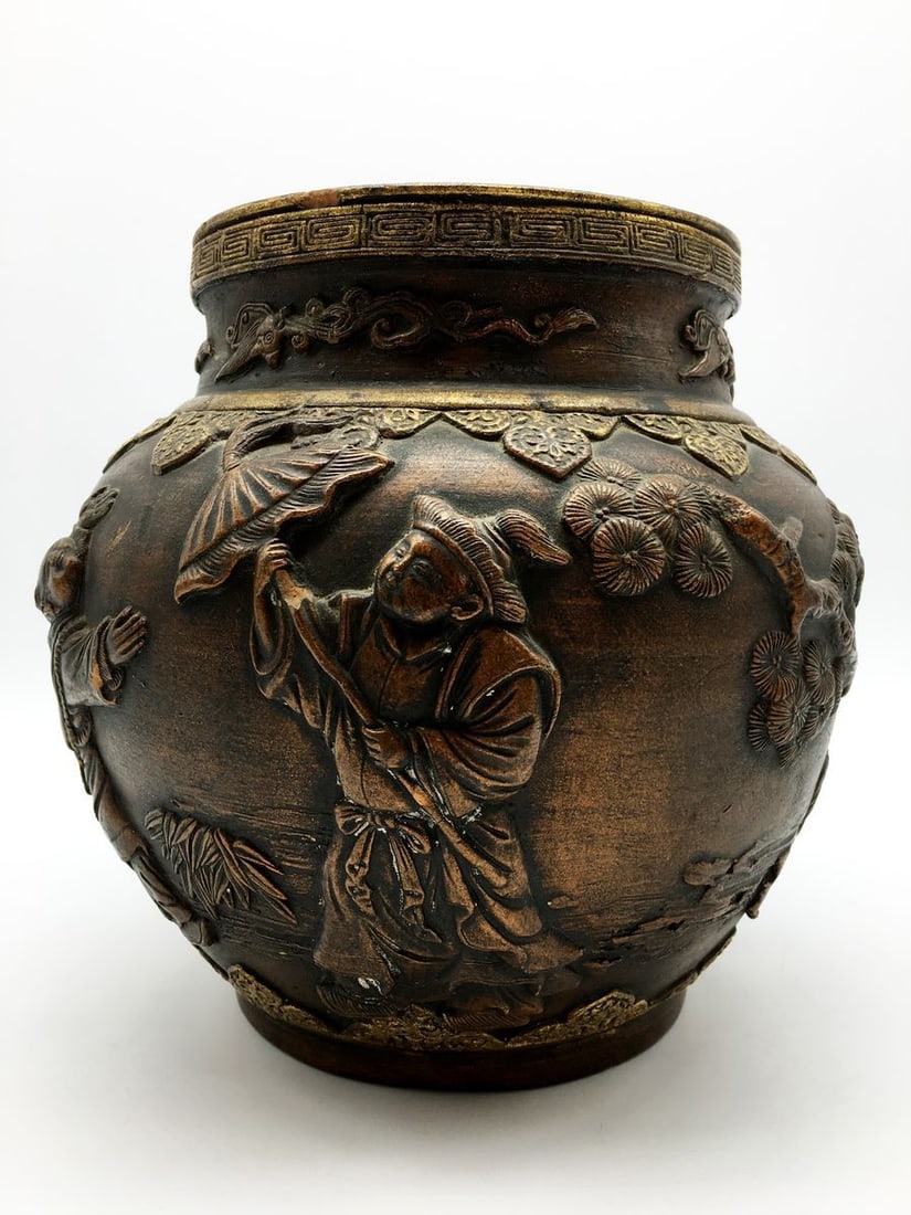 Bronze Vase Terracotta - 6