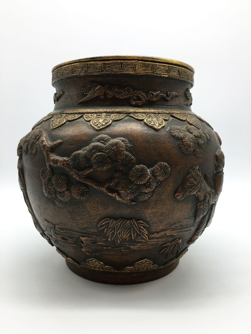 Bronze Vase Terracotta - 7