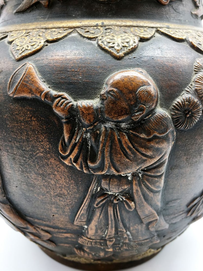 Bronze Vase Terracotta - 9