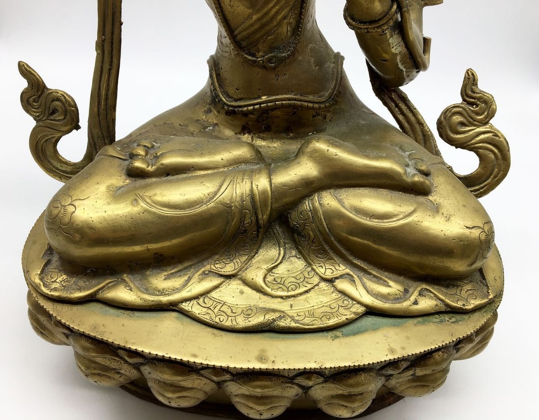 Buddha bronze figure - 4