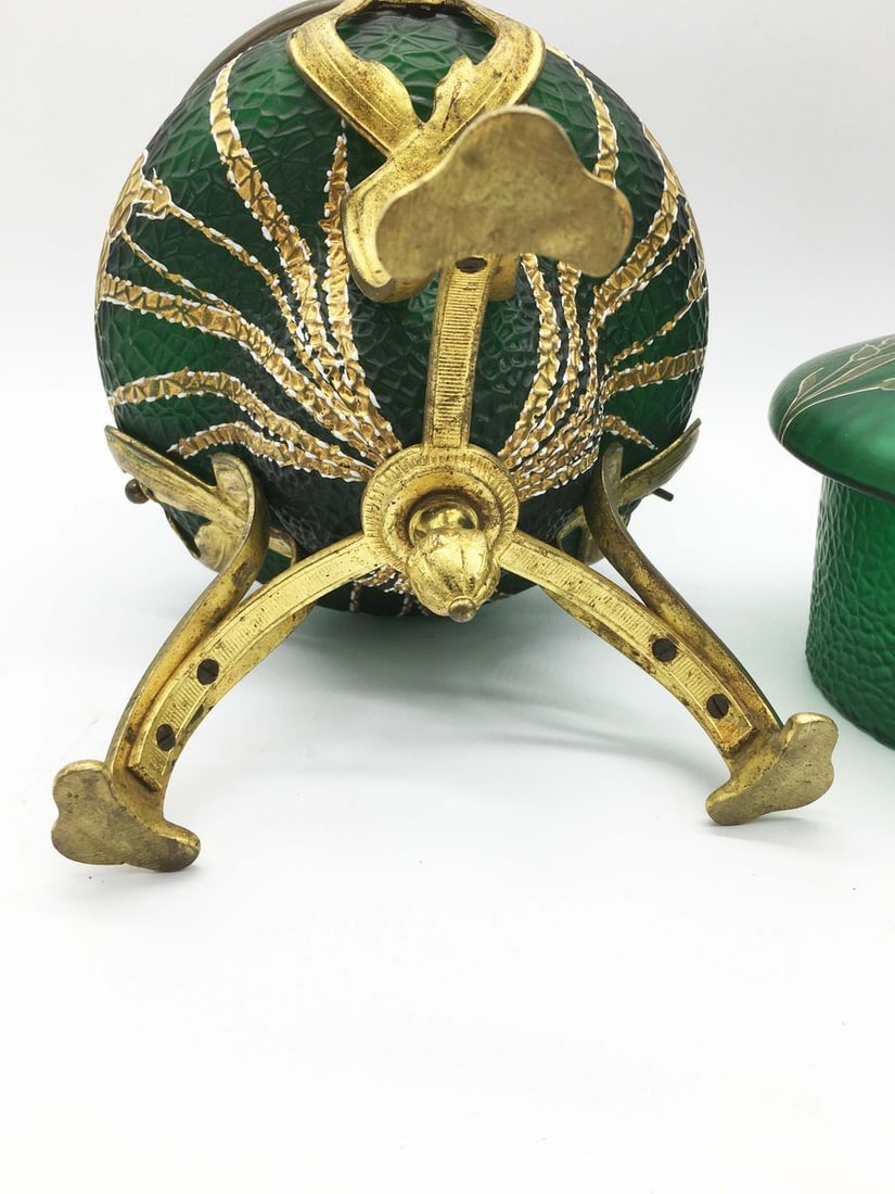 Austrian kerosene lamp in Art Nouveau style - 10