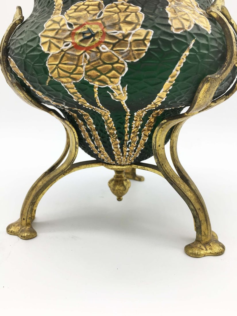 Austrian kerosene lamp in Art Nouveau style - 6