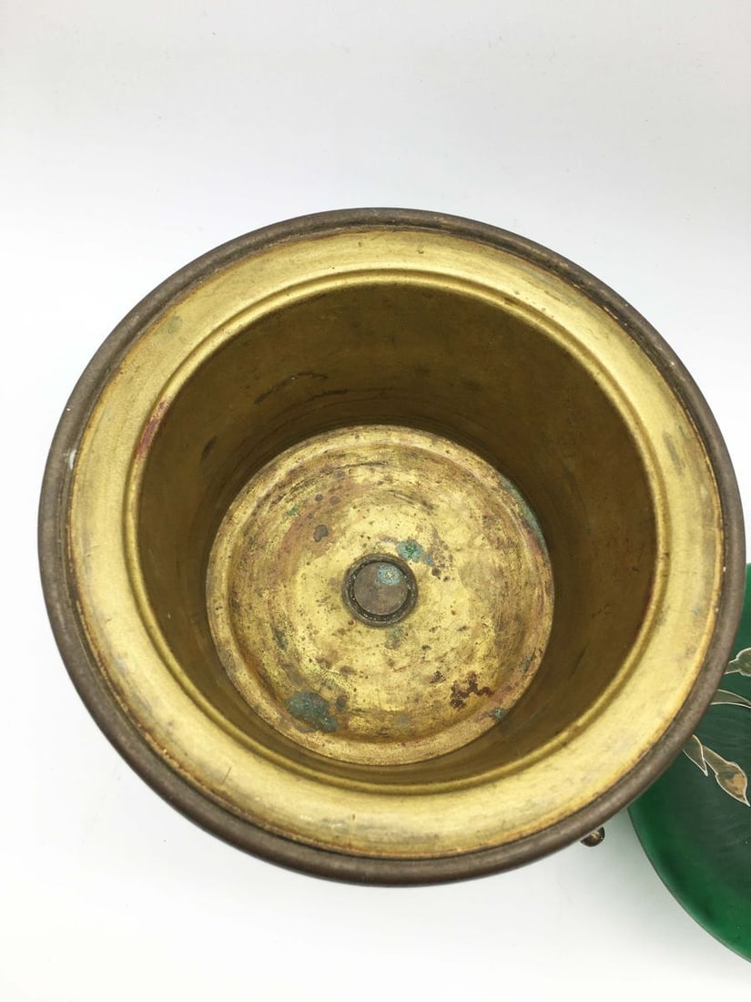 Austrian kerosene lamp in Art Nouveau style - 8