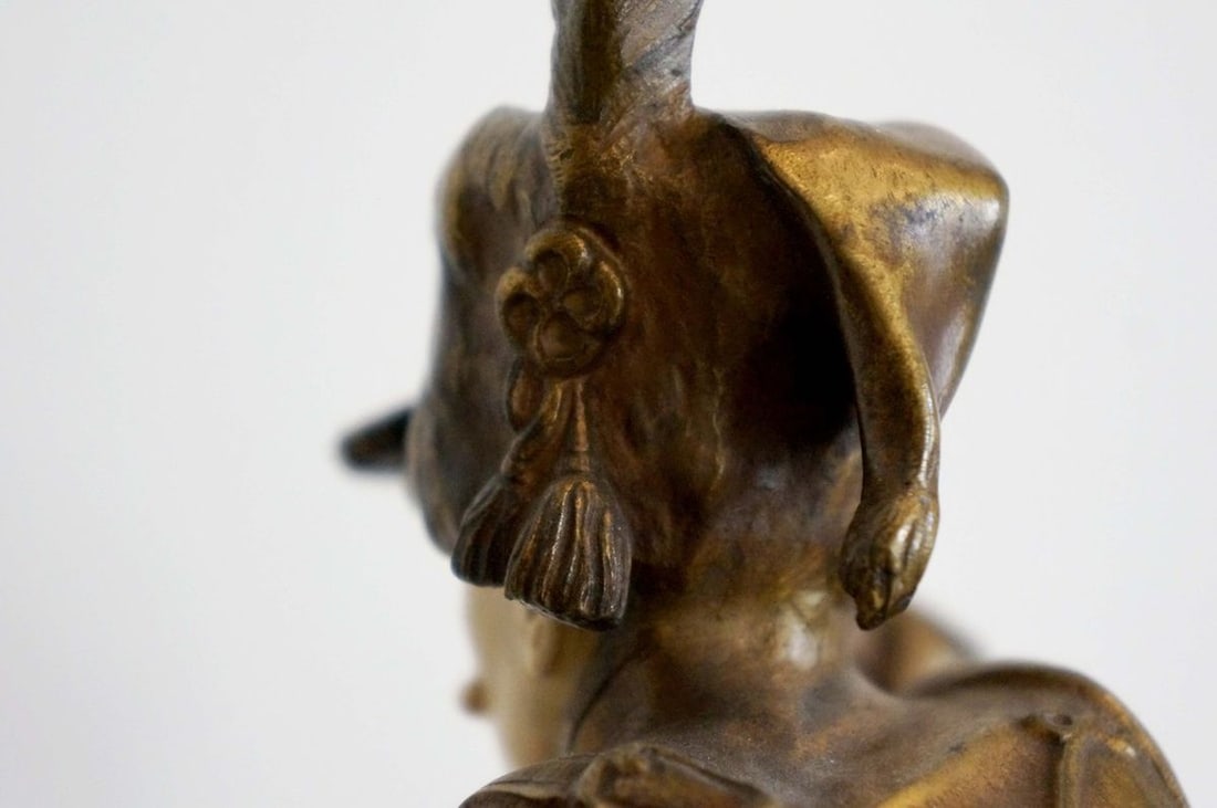 France bronze figurine "Hussar" and ivory Raffaello Nannini - 16