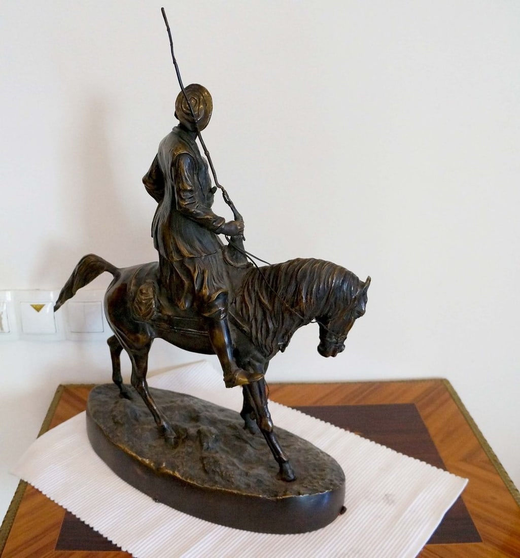 France sculpture "Arab" P.-J. MENE 19th century - 3