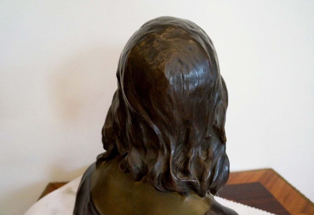 France Bust of Joan of Arc François-Raoul Larche late 19th century - 14