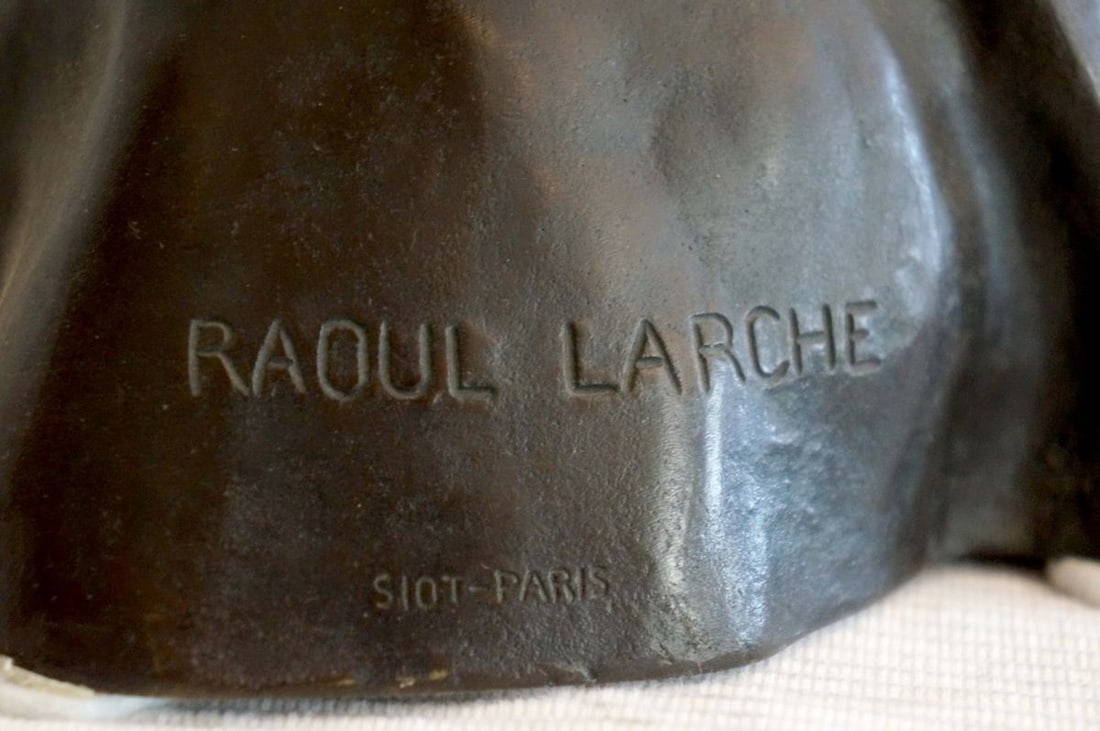 France Bust of Joan of Arc François-Raoul Larche late 19th century - 17