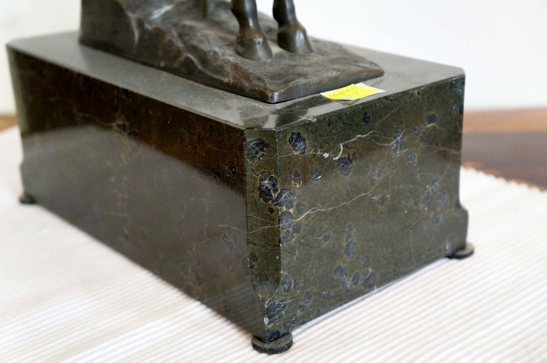 France sculpture Boy with a donkey Julius Paul Schmidt-Felling late 19th century - 12