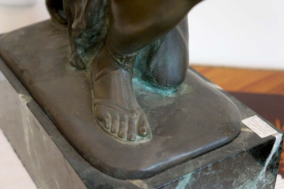 France bronze sculpture of the Amazon Rudolf Kaesbach late 19th century - 18