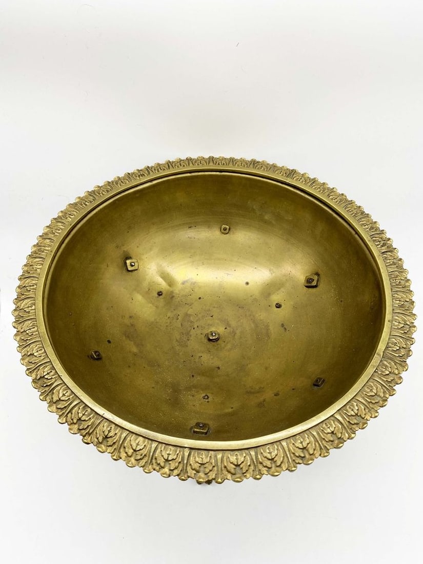 Russia or France bronze Empire Fruit Vase 1830-1840s - 5