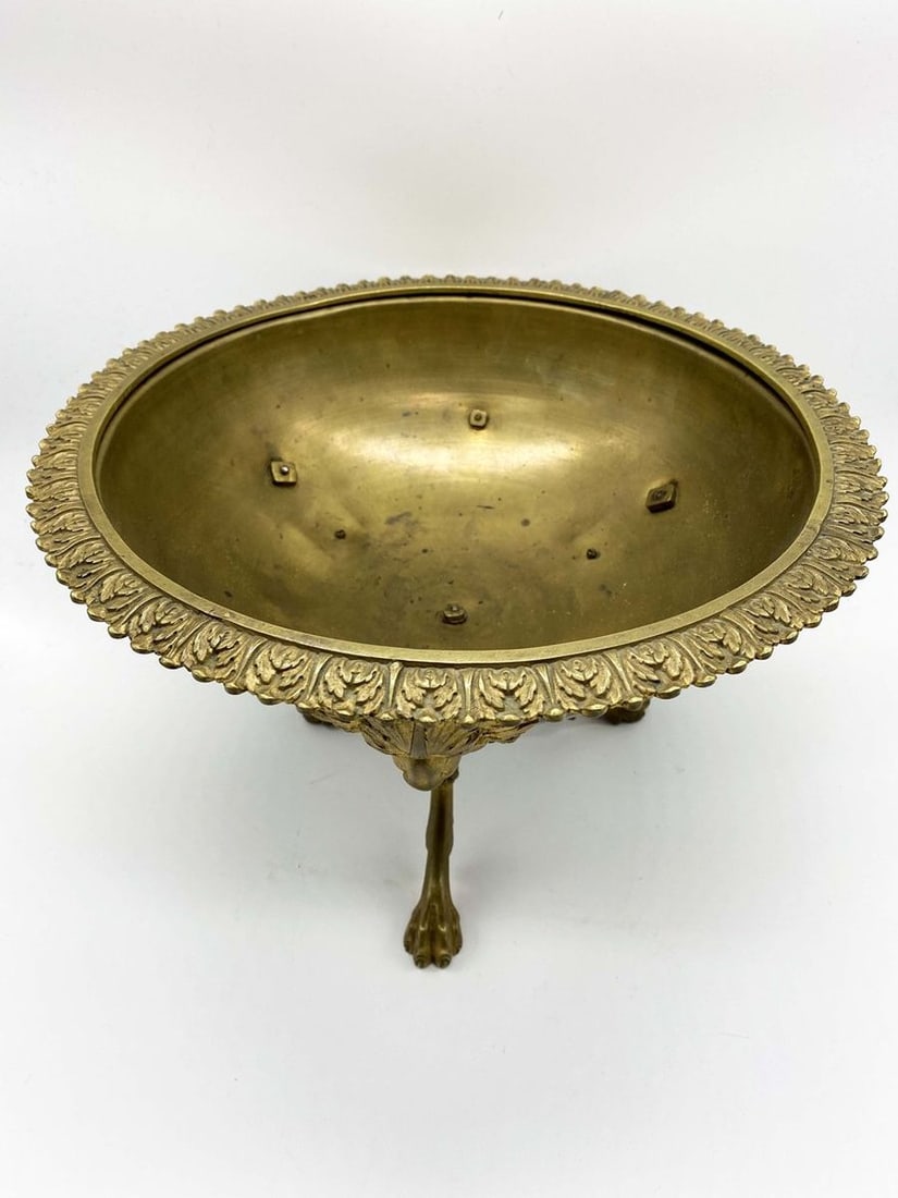 Russia or France bronze Empire Fruit Vase 1830-1840s - 6