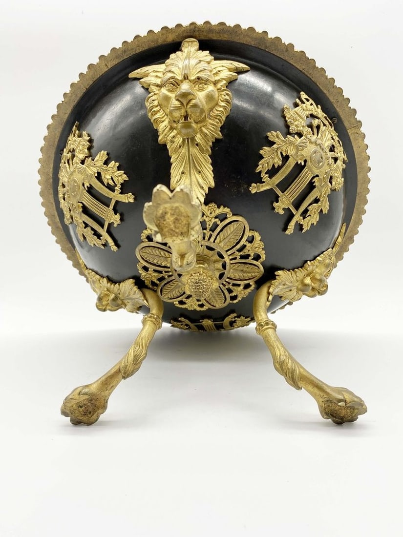 Russia or France bronze Empire Fruit Vase 1830-1840s - 8