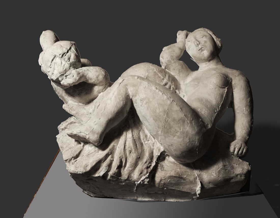 Gypsum Duet Workshop Andrey Bolomic 2019 year: Title: Gypsum Duet Workshop Andrey Bolomic 2019 year Description: Pol 7 ITEM DESCRIPTION : *Ttitle: Duet *Medium: Gypsum, Relief *The size: 30x45 cm/'11.81x17.71 inches' *Workshop Andrey Bolomic *Year