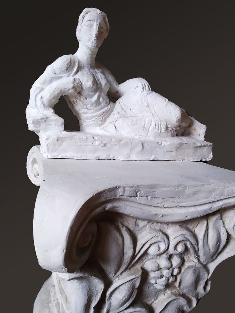 Gypsum Lying down Workshop Andrey Bolomic 2020 year (1 of 3)