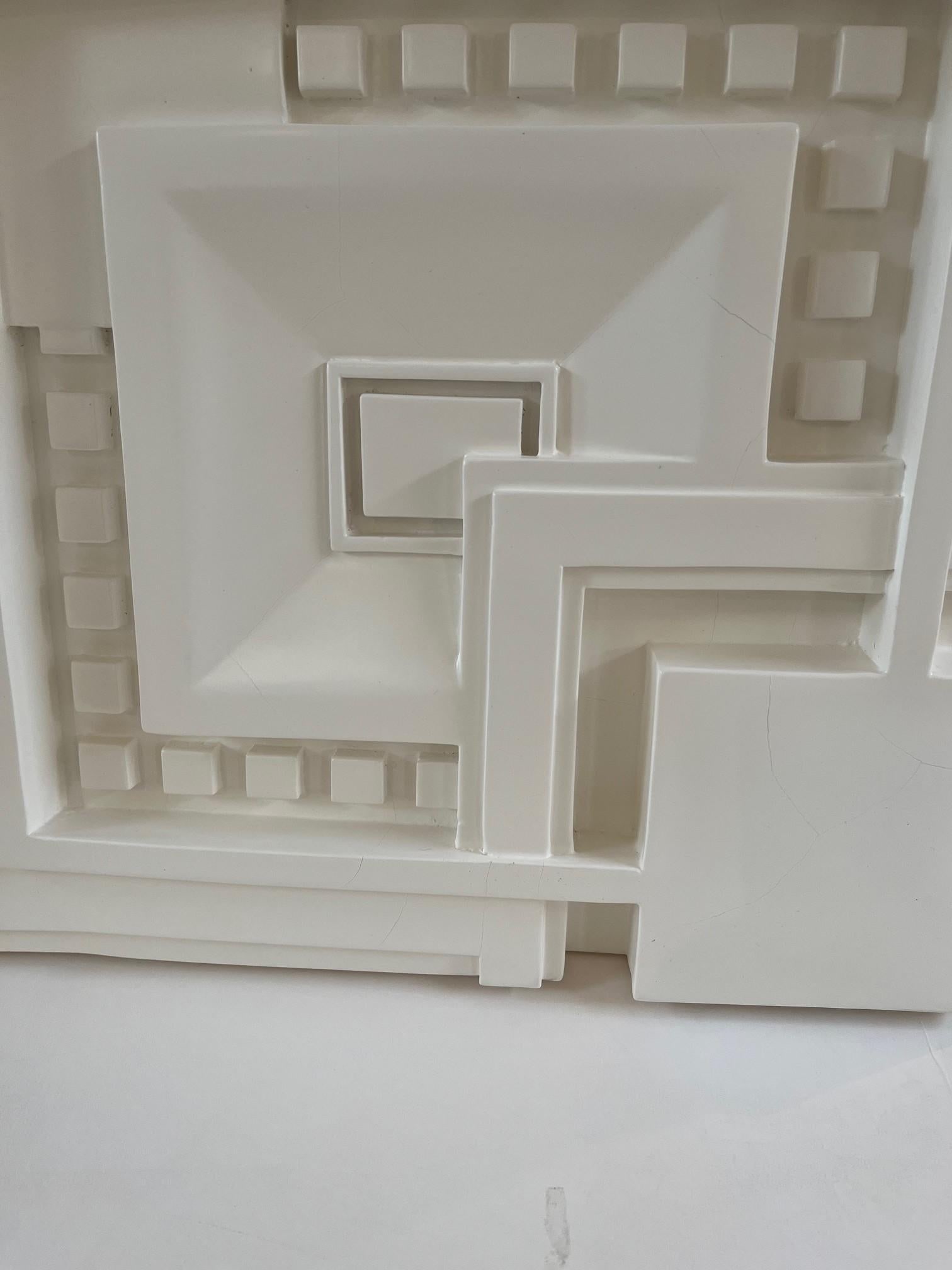 Art Deco wall Tile Cast After Frank Lloyd Wright - 12