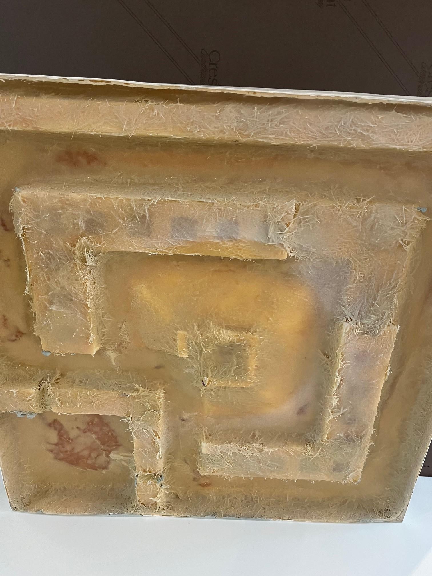 Art Deco wall Tile Cast After Frank Lloyd Wright - 2