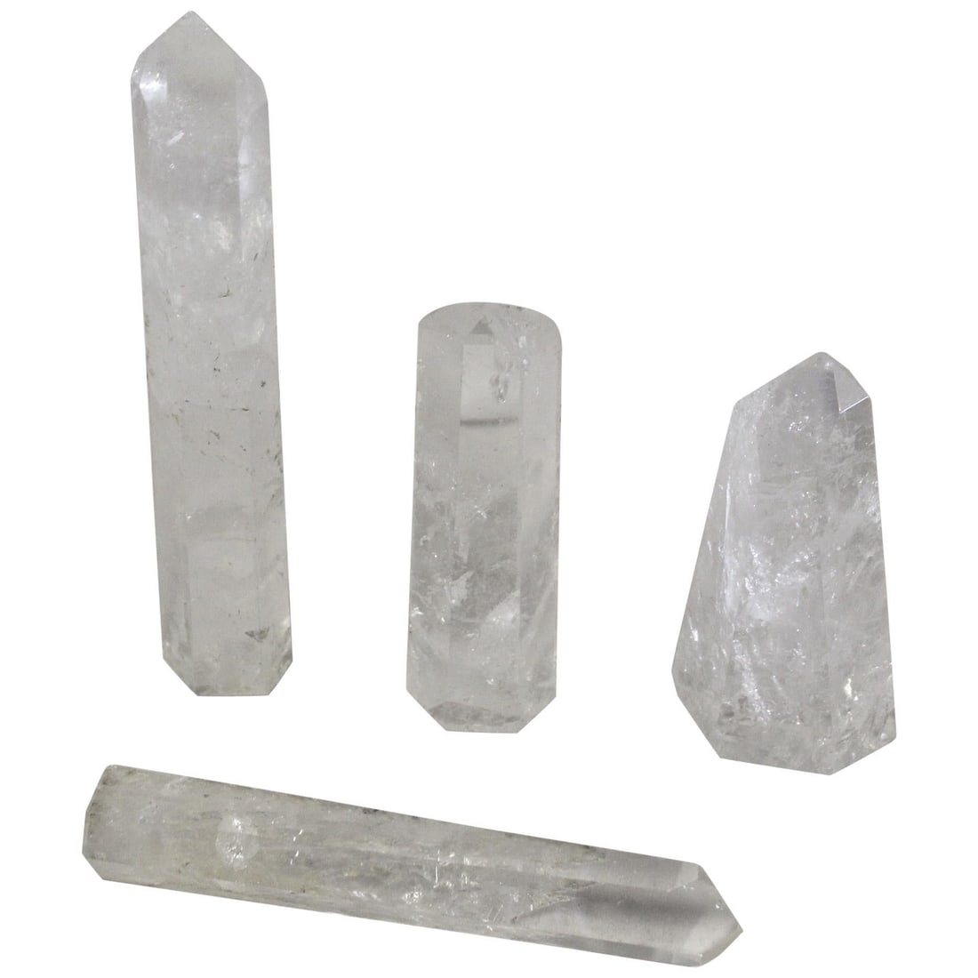 Rock Crystal Points Modern Hi-Polished Quartz Singles Price Each - 2