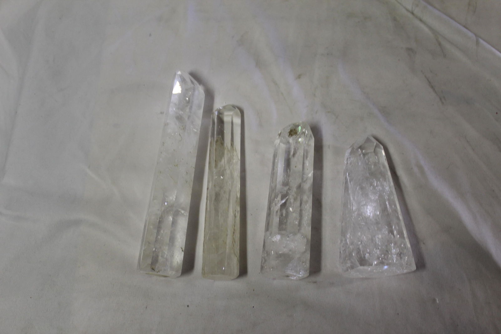 Rock Crystal Points Modern Hi-Polished Quartz Singles Price Each - 3