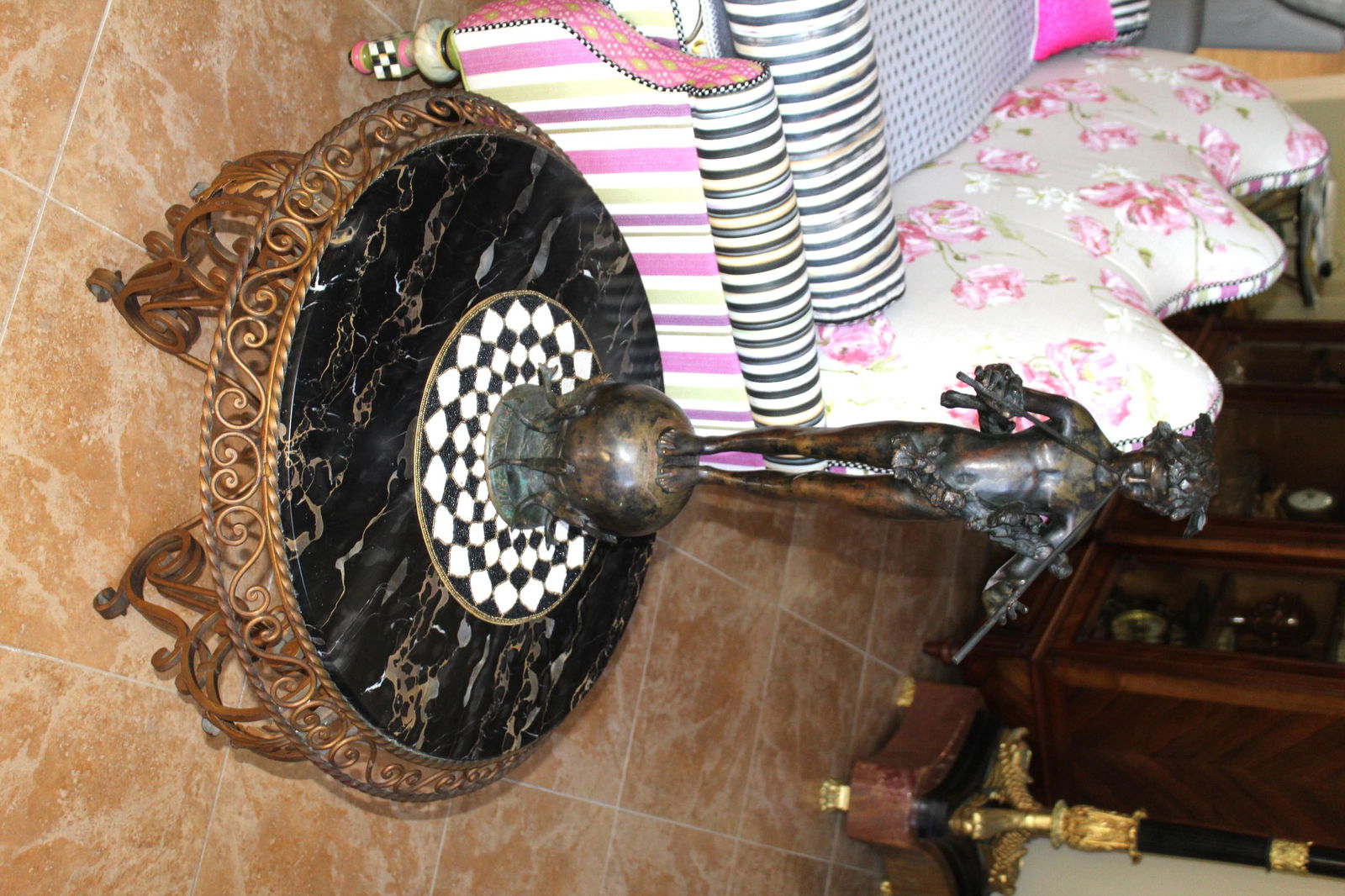 Mid Century/Art Deco Coffee Table after Gilbert Poillerat - 6