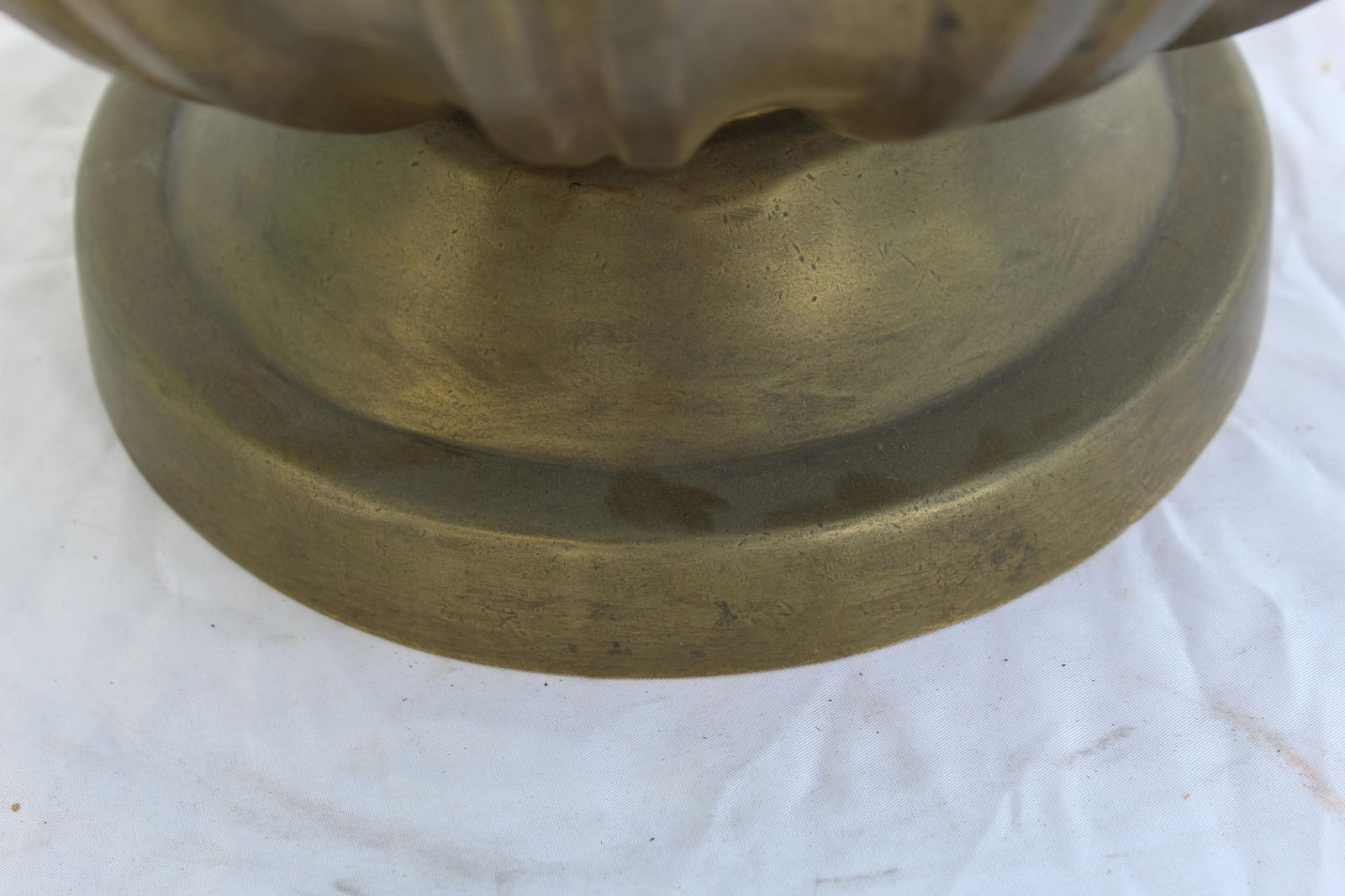 Swan Bowl, Solid Brass, Midcentury Design, Double Handle - 11