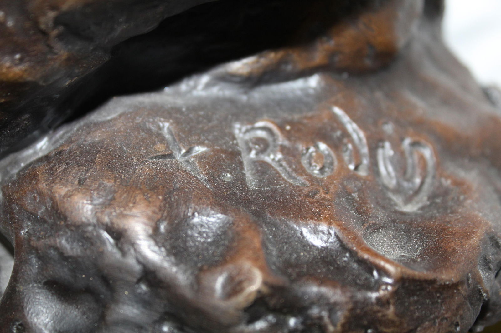Art Nouveau Sculpture of Hands , Bronze Casting after Rodin, Impressionism style - 13