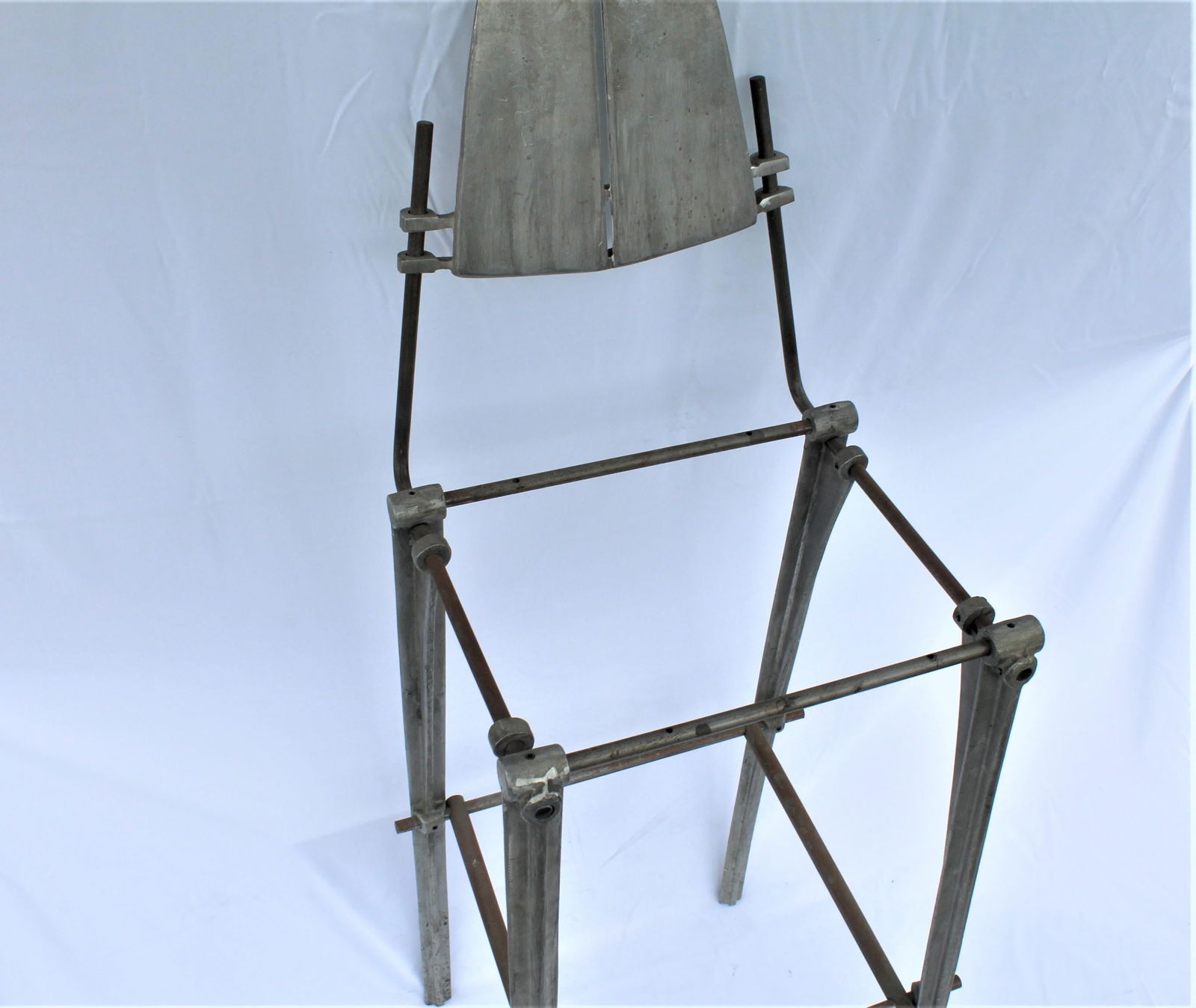 Chair, Aluminum, Midcentury by the Designer Robert Josten Style - 17