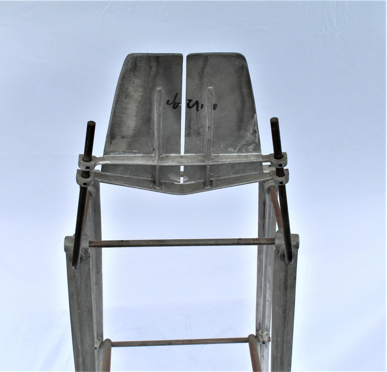 Chair, Aluminum, Midcentury by the Designer Robert Josten Style - 20