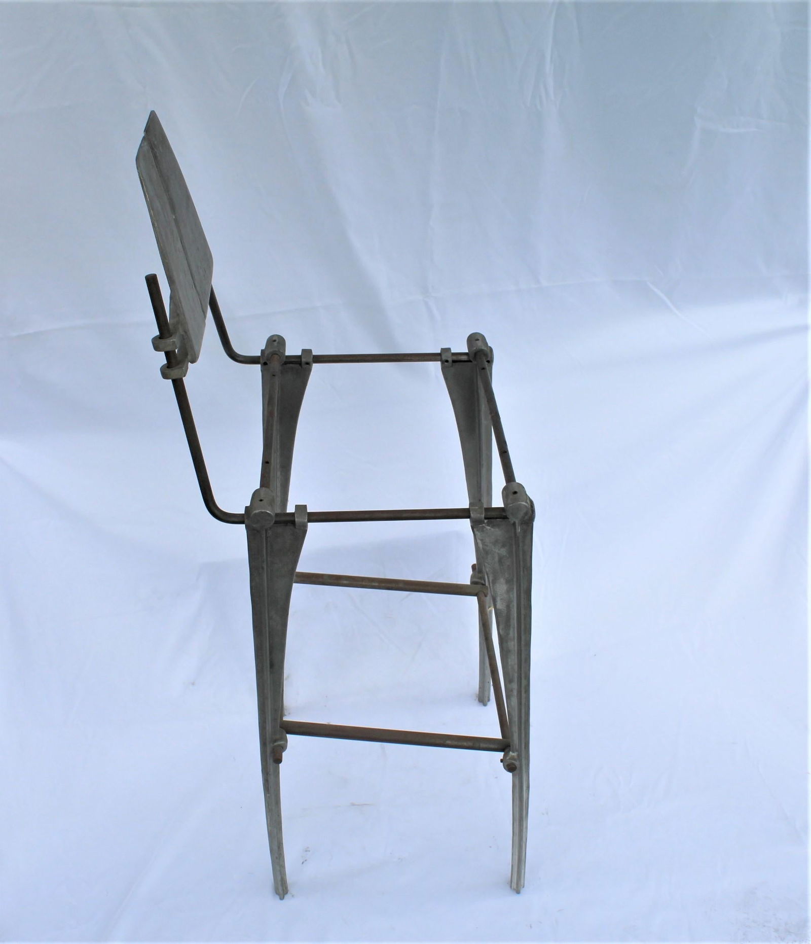 Chair, Aluminum, Midcentury by the Designer Robert Josten Style - 2