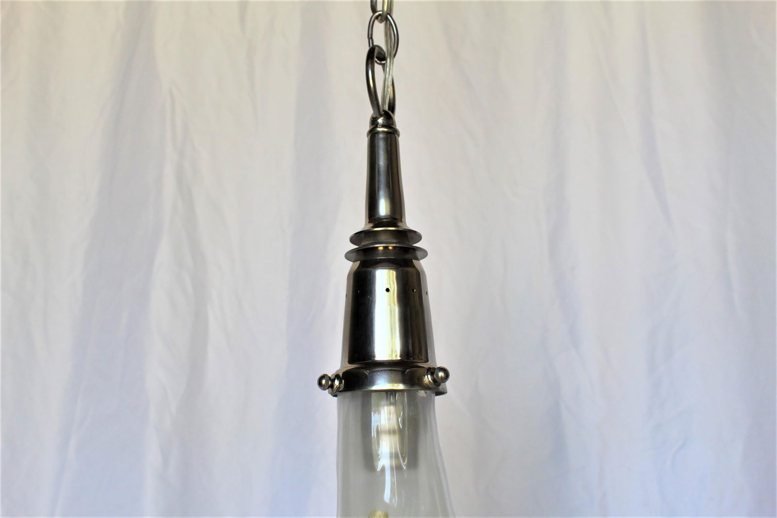 Mid-Century Modern Glass Pendant Murano Gold - 10