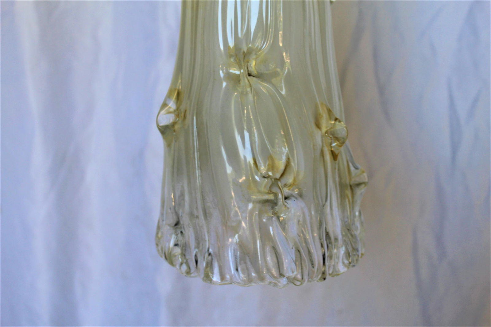 Mid-Century Modern Glass Pendant Murano Gold - 2